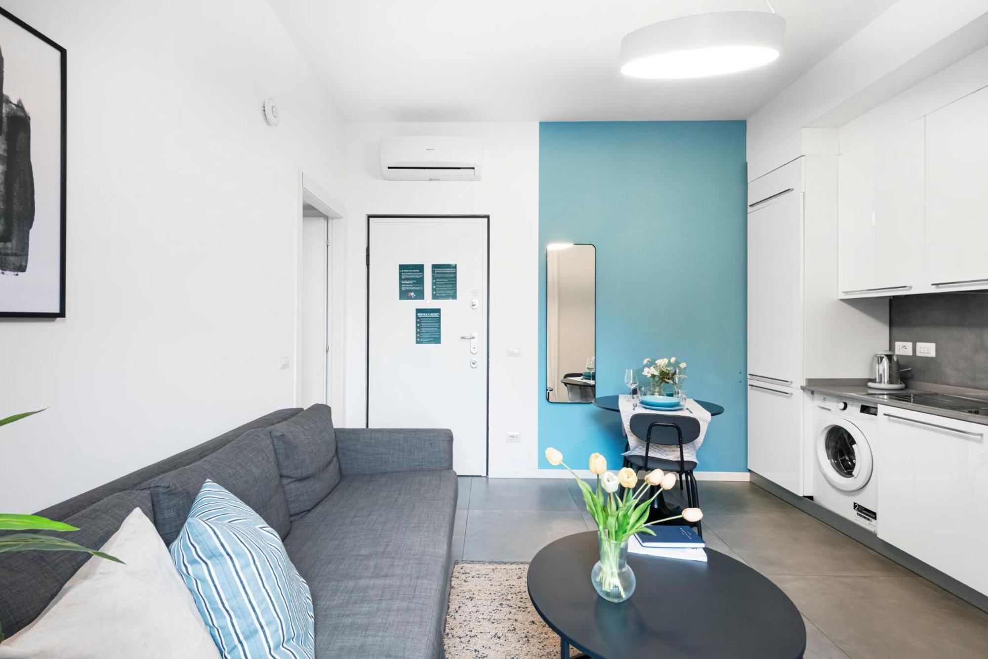 New Flat Fully Furnished In P.Ta Romana Milan Luaran gambar
